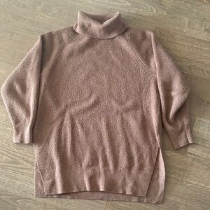 Camel Turtleneck Sweater Size XL
